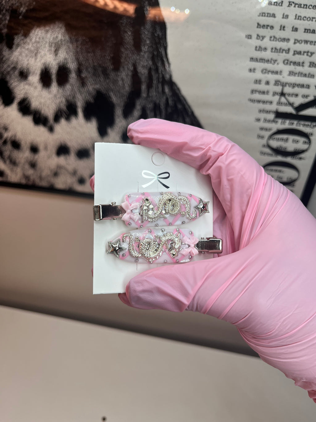 Coquette Dragon Hair Clips